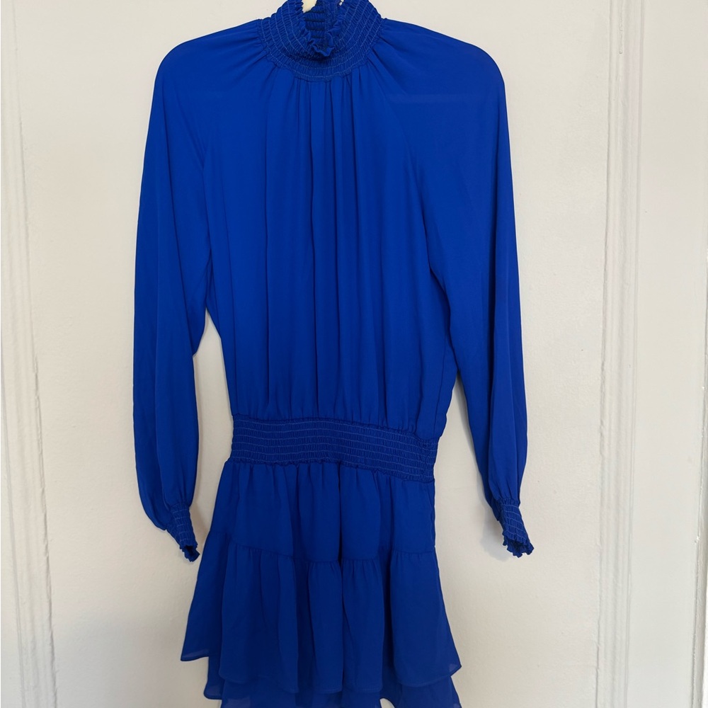 Ramy Brook Blue Long Sleeve Dress